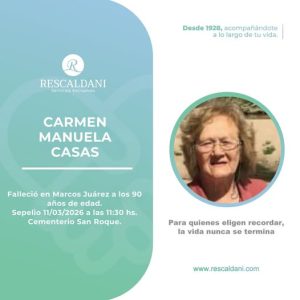 NORMA MANUELA CASAS Q.E.P.D.-