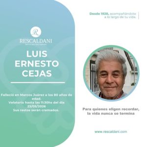 LUIS ENRIQUE CEJAS Q.E.P.D.-