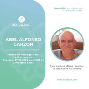 ABEL ALFONSO GARZON -Q.E.P.D.-
