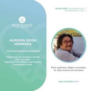 AURORA ROSA HERRERA -Q.E.P.D.-