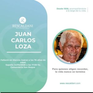 JUAN CARLOS LOZA Q.E.P.D.-