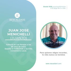 JUAN JOSE MENICHELLI (JUANJO) -Q.E.P.D.-