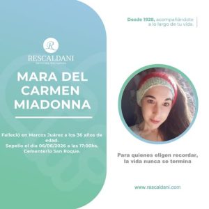 MARA DEL CARMEN MIADONNA Q.E.P.D.-