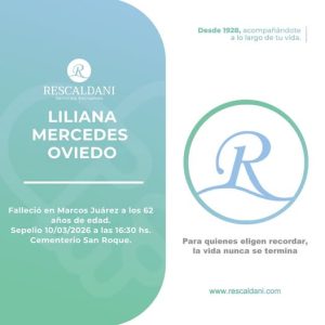 LILIANA MERCEDES OVIEDO Q.E.P.D.-