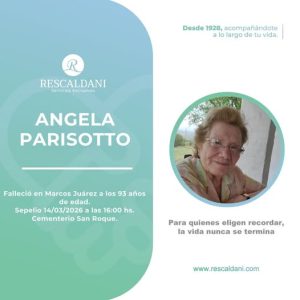 ANGELA PARISOTTO Q.E.P.D.-