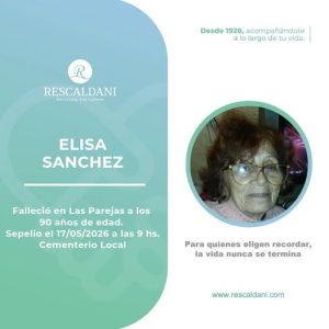ELISA SANCHEZ -Q.E.P.D.-