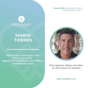 MARIO TORRES -Q.E.P.D.-