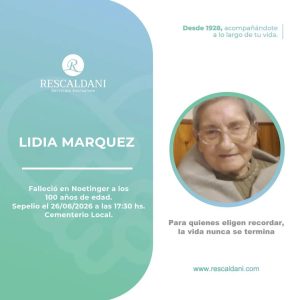 LIDIA MARQUEZ -Q.E.P.D.-