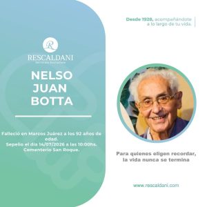 NELSO JUAN BOTTA Q.E.P.D.-