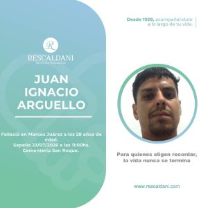 JUAN IGNACIO ARGUELLO Q.E.P.D.-