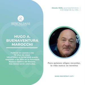 HUGO A. BUENAVENTURA MAROCCHI -Q.E.P.D.-