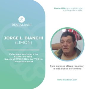 JORGE L. BIANCHI (LIMÓN)