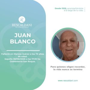 JUAN BLANCO Q.E.P.D.-