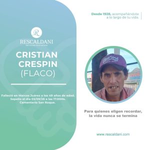 CRISTIAN CRESPIN (FLACO) Q.E.P.D.-
