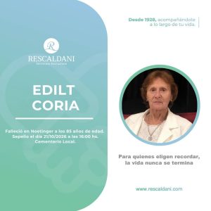 EDILT CORIA -Q.E.P.D-